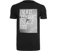 Mister Tee T-shirt I'm Not Arrogant I'm Just Good Tee (Non sono arrogante, sono solo bravo) M Nero