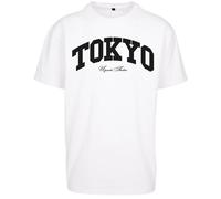 Mister Tee Tokyo College Oversize Tee Uomo T-Shirt Logo Scritta Cotone