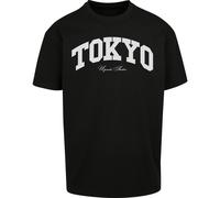 Mister Tee Tokyo College Oversize Tee Uomo T-Shirt Logo Scritta Cotone