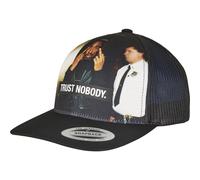 Mister Tee Tupac Trust Nobody Cappellino Trucker Snapback Nero Mesh