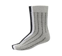Mister Tee Calzino 'Fuck You' greige / nero / bianco, Taglia 39-42
