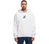 MT Upscale Felpa 'Le Papillon' azzurro / pueblo / nero / bianco Uomo MT Upscale XXL