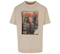 Mister Tee Upscale Magazine Oversize Té T-shirt IN Cotone Uomo Jersey Stampa