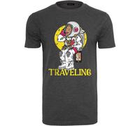 Mister Tee Viaggi Té Uomo T-Shirt Viaggi Astronaut Luna Cotone Jersey