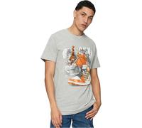 Mister Tee Herren Vintage Ballin Tee XL Heather Grey