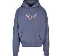 Mister Tee Vive La Liberté Oversize Felpa Pullover Felpa Cappuccio Stampa