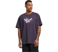 Mister Tee Vive la Liberte Oversize Tee, T-shirt, Uomo, Viola (Purplenight), M