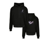 Mister Tee Vive La Liberté Pesante Oversize Felpa con Cappuccio e Zip Giacca Men