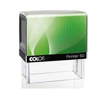 Mister Timbri Timbro Autoinchiostrante 70x30mm Rettangolare Personalizzabile - 7 Righe di Testo, Ecologico e Ideale per Dati Aziendali o Firma