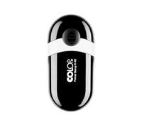 Mister Timbri Timbro Autoinchiostrante Tascabile Ø40mm Rotondo Personalizzabile - 7 Righe di Testo, Ecologico e Ideale per Dati Aziendali o Firma