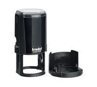 Mister Timbri Timbro Autoinchiostrante Trodat 4638 Ø38 mm Rotondo Personalizzabile - 7 Righe di Testo, Ecologico e Ideale per Dati Aziendali o Firma