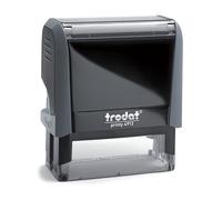 Mister Timbri Timbro Autoinchiostrante Trodat 4913 58x22 mm Rettangolare Personalizzabile - 6 Righe di Testo, Ecologico e Ideale per Dati Aziendali o Firma