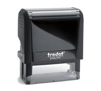 Mister Timbri Timbro Autoinchiostrante Trodat 4913 58x22 mm Rettangolare Personalizzabile - 6 Righe di Testo, Ecologico e Ideale per Dati Aziendali o Firma