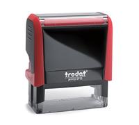 Mister Timbri Timbro Autoinchiostrante Trodat 4913 58x22 mm Rettangolare Personalizzabile - 6 Righe di Testo, Ecologico e Ideale per Dati Aziendali o Firma