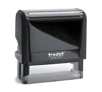 Mister Timbri Timbro Autoinchiostrante Trodat 4915 70x25 mm Rettangolare Personalizzabile - 7 Righe di Testo, Ecologico e Ideale per Dati Aziendali o Firma