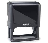Mister Timbri Timbro Autoinchiostrante Trodat 4926 75x38 mm Rettangolare Personalizzabile - 9 Righe di Testo, Ecologico e Ideale per Dati Aziendali o Firma