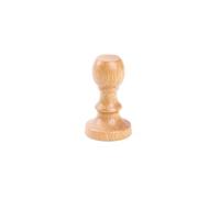 Mister Timbri Timbro in Legno Manuale Ø70mm Rotondo Personalizzabile - 10 Righe di Testo, Ecologico e Ideale per Dati Aziendali o Firma