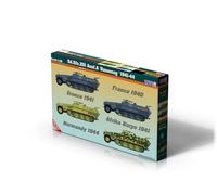 Mistercraft Hobby Kits - Kit per modellini Sd. Kfz 251 1/35 AUSF A Hanomag 1941-44, scala 1:35, kit di montaggio in plastica, modello in plastica, istruzioni per la costruzione, 167 mm x 60 mm