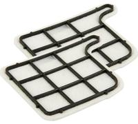 Mistericambio Filtro Griglia Protezione Motore, in Plastica, Confezione da 2 Pezzi, compatibile con Folletto VK135 VK136