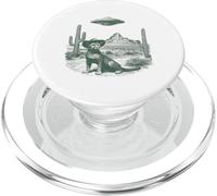 Misteriosa scena arida artigianale non identificata con cappello grande PopSockets PopGrip per MagSafe