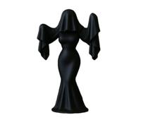 Misteriosa statua gotica-Statua della sposa fantasma di Halloween stampata in 3D, Figura di Robe per decorazioni per casa e giardino, Scaffale, ufficio, piccole eleganti decorazioni gotiche