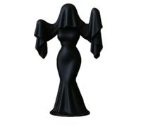 Misteriosa statua gotica-Statua della sposa fantasma di Halloween stampata in 3D, Figura di Robe per decorazioni per casa e giardino, Scaffale, ufficio, piccole eleganti decorazioni gotiche