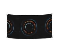 Misteriosi buchi neri cosmici stampati banner decorativi adatti per riunioni di famiglia, cerimonia di laurea sfondo decorazione fotografica da parete