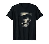 Misterioso Fumo Cowboy Cappello Shadow Face Maglietta
