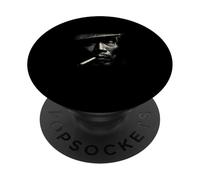 Misterioso Fumo Vecchio Asiatico Guerriero Viso PopSockets PopGrip Adesivo