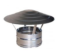 MISTERMOBY CAPPELLO CINESE CERTIFICATO ACCIAIO INOX COMIGNOLO FUMAIOLO DA 200 MM FEMMINA