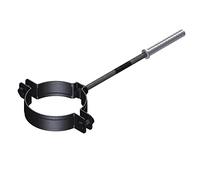 MISTERMOBY COLLARE IN ACCIAIO NERO PER TUBI STUFA PELLET Ø 80 MM RESISTE A 1000°C! IL TOP