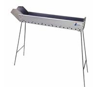 Mistermoby Fornacella Barbecue Canaletta per Arrosticini, Spiedini, Salsicce, Souvlaki, Kebab - 70 CM - Made in Italy - Artigianale e Compatta
