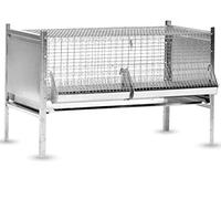 Mistermoby Gabbia Smontabile Per Pulcini Polli Antitopo Con Mangiatoia E Abbeveratoio