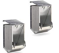 MISTERMOBY TRAMOGGIA MANGIATOIA CONIGLI 1 SCOMPARTO DIM 14X12XH24 CON COPERCHIO 2 PEZZI