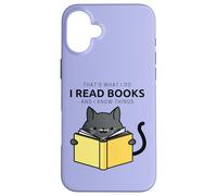 Mistero accogliente Questo è quello che faccio Leggo libri e so cose Custodia per iPhone 16 Plus