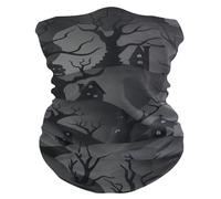 Mistero su Haunted Hill Grigio Quattro stagioni Polvere e Sporco polsino scaldacollo maschera traspirante fascia per capelli Maschera per il viso per lo sport Lavoro costumi di Halloween máscaras para