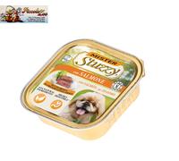 MisterStuzzy 44 vaschette/scatolette da 150g ciascuna cibo umido cane vari gusti