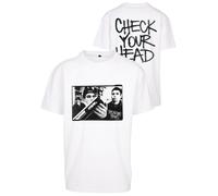 Mistertee Oversize T-Shirt Beastie Boys a Quadri Your Head Té Cotone Jersey Uomo