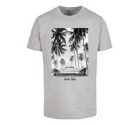 Mistertee T-Shirt Oggi che Cosa A Good Giorno Cotone Jersey Palme Spiaggia