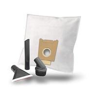 MisterVac | compatibile con sacchetti per aspirapolvere sacchetti di ricambio 10 pezzi + set ugelli Siemens Super C junior 600 VS60A/01