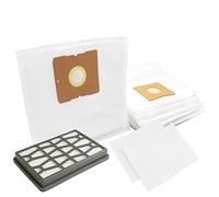 MisterVac | compatibile con sacchetti per aspirapolvere SG sacchetti di ricambio 20 pezzi + filtri filtri di ricambio Sauber V20 PowerPlus