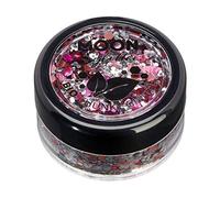 Mistica Glitter biodegradabili ed ecologici a pezzi della Moon Glitter - Glitter cosmetici per il volto, il corpo, le unghie, i capelli e le labbra - 100% Biologici - 3g - Fiorire