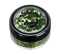Mistica Glitter biodegradabili ed ecologici a pezzi della Moon Glitter - Glitter cosmetici per il volto, il corpo, le unghie, i capelli e le labbra - 100% Biologici - 3g - Trifoglio