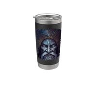 Mistico mago oscuro Bicchiere termico in acciaio inox doppia parete