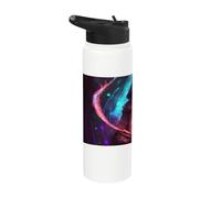 Mistico mago oscuro di potere e segreti Stainless Steel Insulated Water Bottle