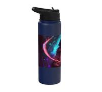 Mistico mago oscuro di potere e segreti Stainless Steel Insulated Water Bottle
