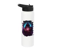 Mistico mago oscuro di potere e segreti Stainless Steel Insulated Water Bottle