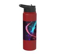 Mistico mago oscuro di potere e segreti Stainless Steel Insulated Water Bottle