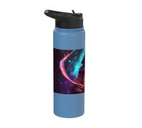 Mistico mago oscuro di potere e segreti Stainless Steel Insulated Water Bottle