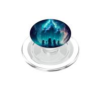 Mistico pianeta alieno un viaggio futuristico PopSockets PopGrip per MagSafe